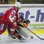 KLAGENFURT,AUSTRIA,19.DEC.21 - ICE HOCKEY - ICE Hockey League, Klagenfurter AC vs Graz 99ers. Image shows Thomas Vallant (KAC) and Michael Kernberger (99ers).
Photo: GEPA pictures/ Wolfgang Jannach