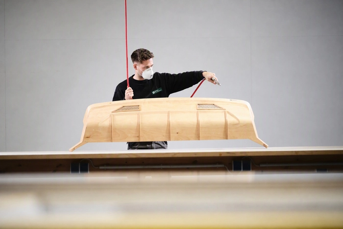 Holz-Leichtbau-Komponente der Weitzer Woodsolutions