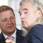 Der Anwalt von Günther Albel, Der Villacher SPÖ-Bürgermeister Günther Albel soll 36.000 Euro zahlen. Meinhard Novak (rechts), sieht keinen Grund dafür, die Forderung anzuerkennen.
