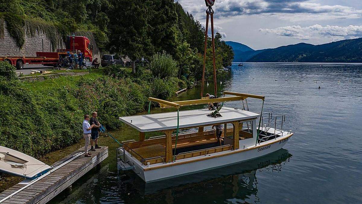 Die Seenixe wurde zu Wasser gelassen