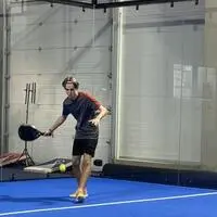 Die Jugendlichen konnten Padel-Tennis selbst ausprobieren