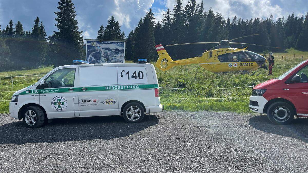 Die Wanderin hatte beim Salzstieglhaus einen Kreislaufkollaps erlitten