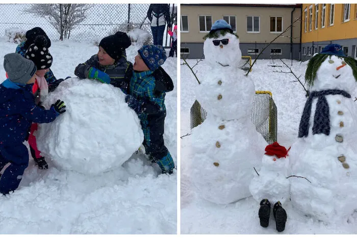 Die Kinder, die den Kindergarten und die Kinderkrippe in Paldau besuchen, waren ganz schön fleißig: "Mit vereinten Kräften wurden riesige Schneekugeln durch den Garten des Kindergartens gerollt. Innerhalb kurzerster Zeit entstanden eine ganze Schneemann-Familie und eine Schneehöhle", berichtet Kindergärtnerin Viktoria Niederl.