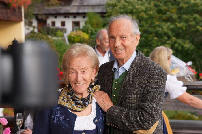 Mathilde Obweger mit Baldur Preiml