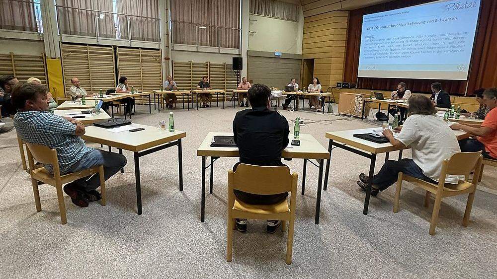 Die Sitzung des Pölstaler Gemeinderats am Dienstag