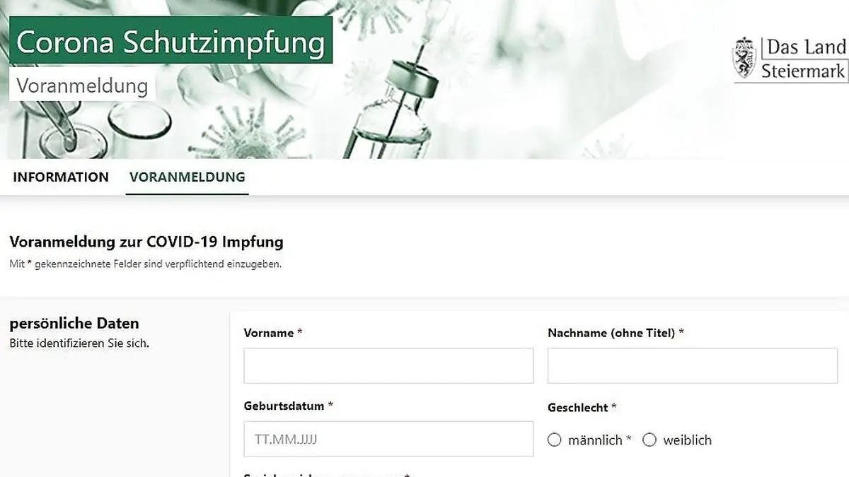 Bisher war für die meisten nur eine Voranmeldung möglich