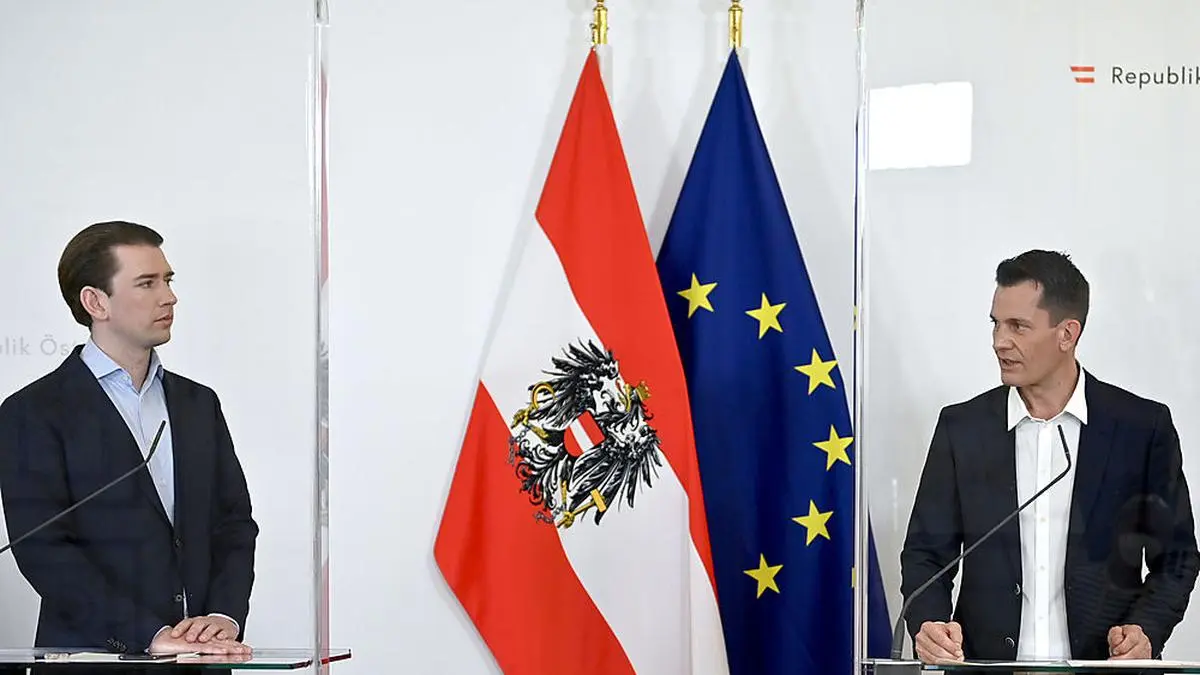 Am Mittwoch werden Kanzler Kurz und Gesundheitsminister Mückstein wieder gemeinsam vor die Presse treten.