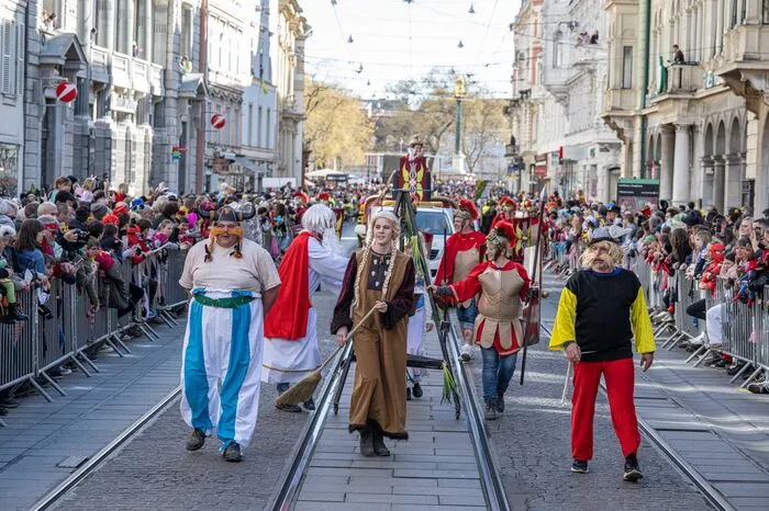 Platz 1 ging an Asterix und Obelix zu Gast in Grätz