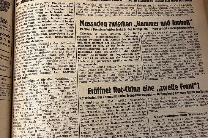 Eine Ausgabe der Kleinen Zeitung vom 26. Mai 1951