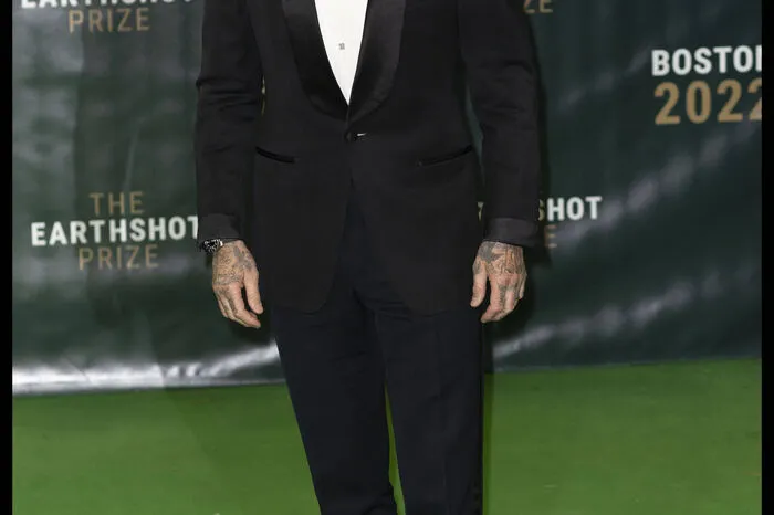 Geladen war natürlich auch David Beckham, ein Freund der Familie