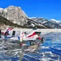Seltenheitswert: Flugzeug nutzt zugefrorenen Grundlsee als Start- und Landebahn