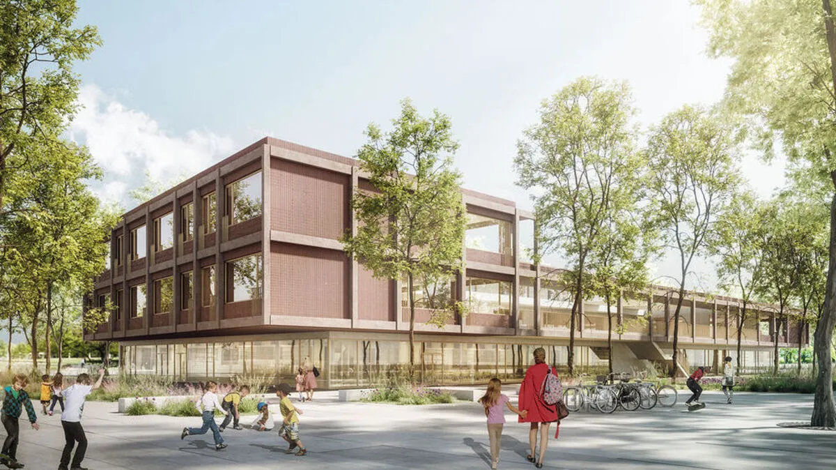 Das ist die neue Volksschule Reininghaus. Ab dem Schuljahr 2024/25 soll hier unterrichtet werden