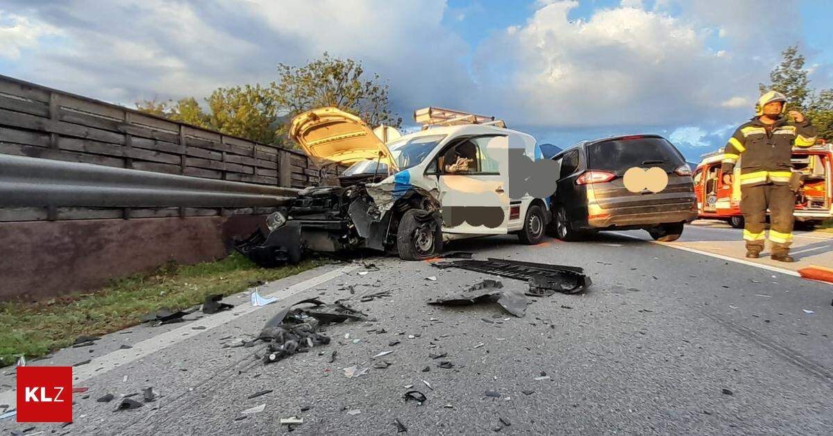 Pruggern: Zwei Autos Kollidierten Auf Der B 320