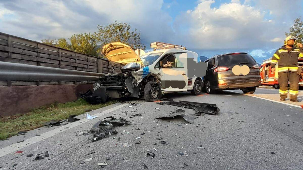 Unfall auf der B 320 in Pruggern