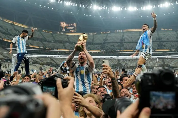 Lionel Messi gewann mit Argentinien 2022 die WM
