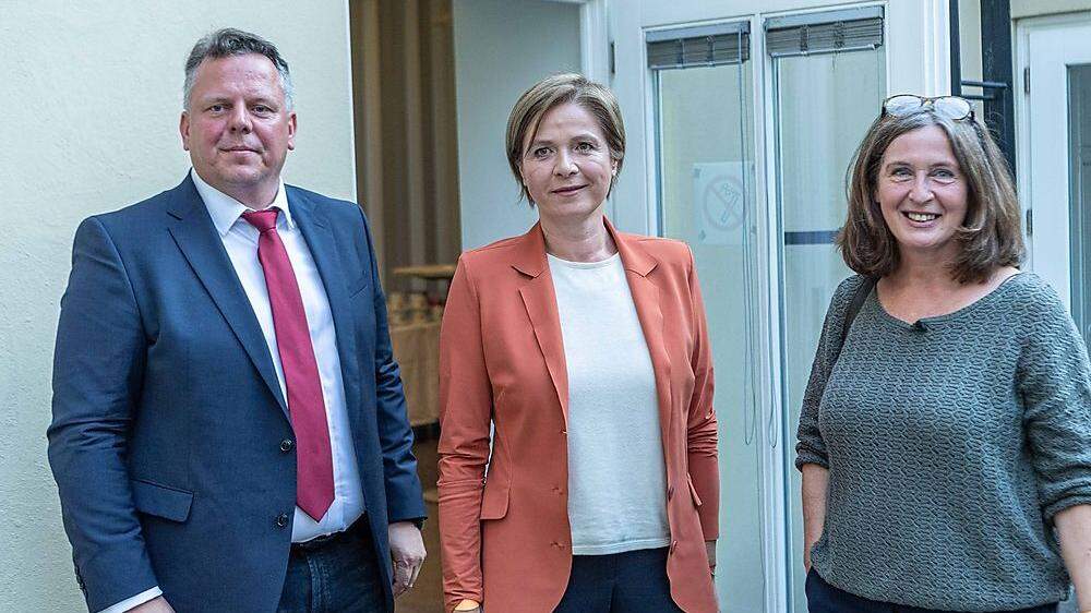 Kommt die linke Koalition aus Michael Ehmann (SPÖ), Judith Schwentner (Grüne) und Elke Kahr (KPÖ)?
