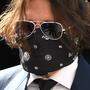 Johnny Depp mit Tuch-Maske in London