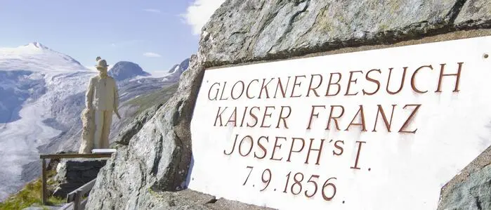 Das Denkmal auf der Kaiser-Franz-Josefs-Höhe