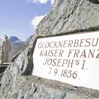 Das Denkmal auf der Kaiser-Franz-Josefs-Höhe