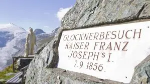 Das Denkmal auf der Kaiser-Franz-Josefs-Höhe