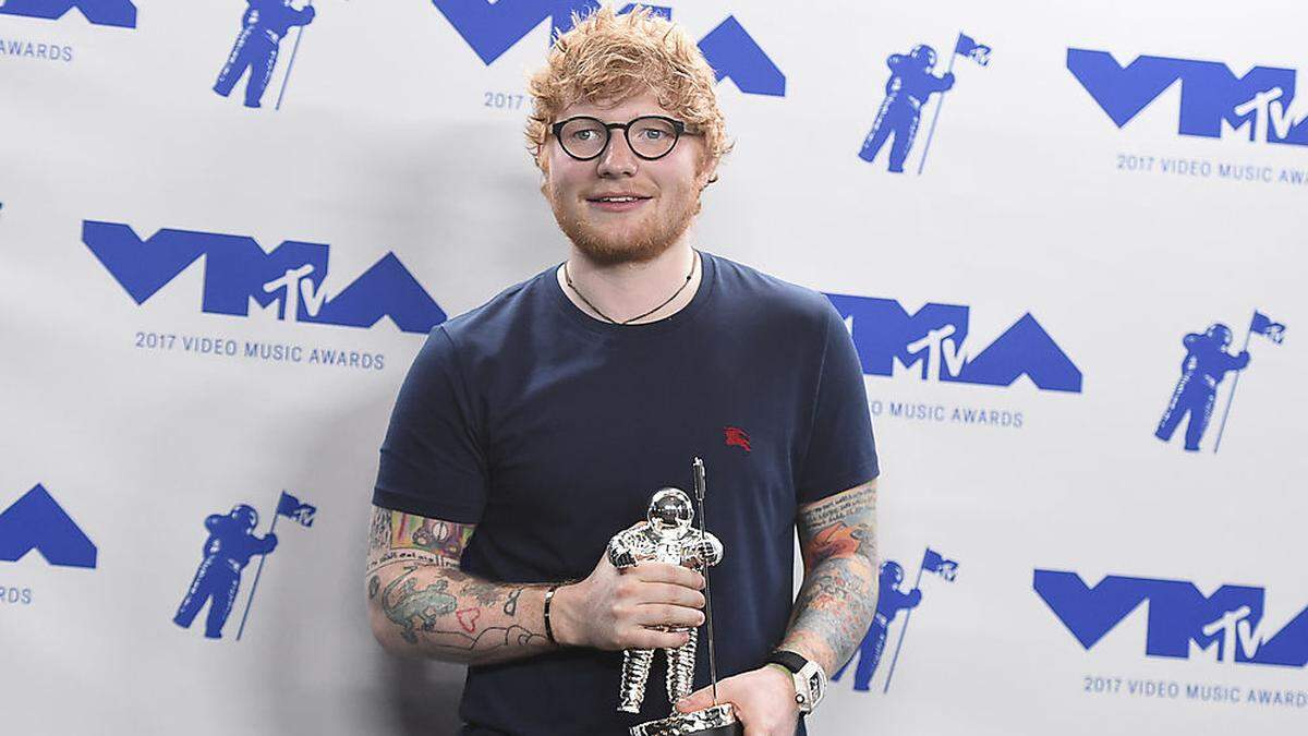 Ed Sheeran als Künstler des Jahres ausgezeichnet