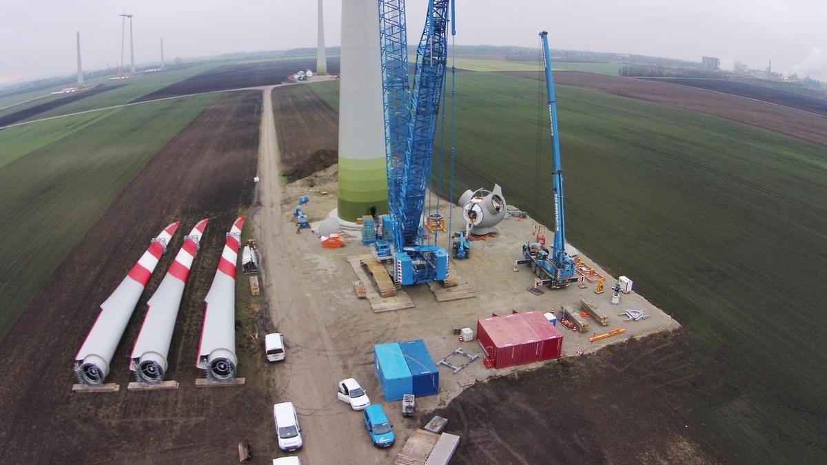 Bauprojekt Windkraft