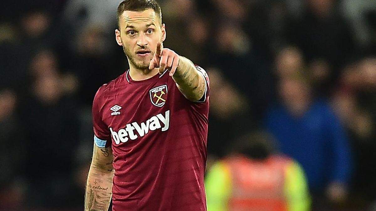 West-Ham-Legionär Marko Arnautovic soll vor einem Wechsel nach China stehen