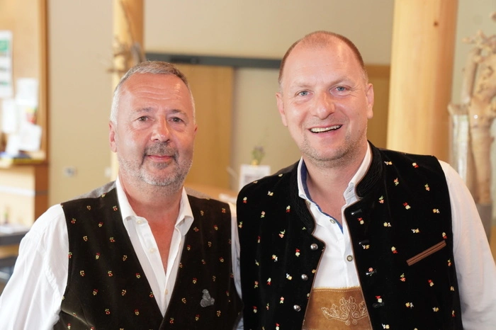 Gemeinderat Heinz Posseggger und Vizebürgermeister Erwin Truskaller