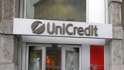 UniCredit Filiale in Mailand, Italien