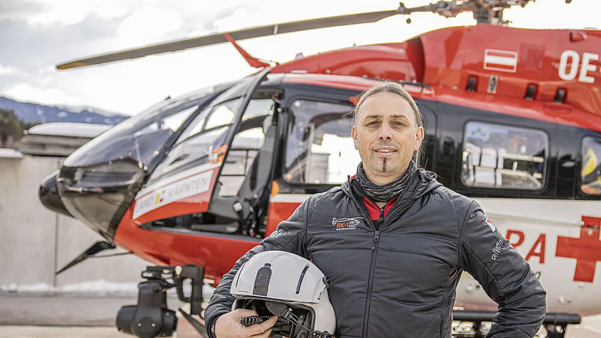 Markus Winkler leitet den Ara-Flugrettungs-Stützpunkt in Fresach