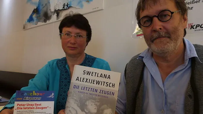 „Es wäre sinnvoller, in Zeiten wie diesen nachzudenken, wie wir unsere Welt friedlicher gestalten:“ KP-Stadträtin Renate Pacher und Grünen-Bezirkssprecher Erwin Webersink laden zu „Peacehour statt Airpower“