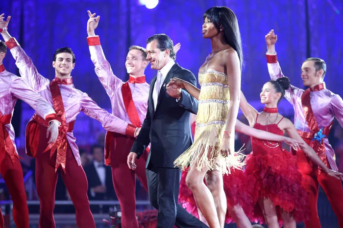 Antonio Banderas und Naomi Campbell,