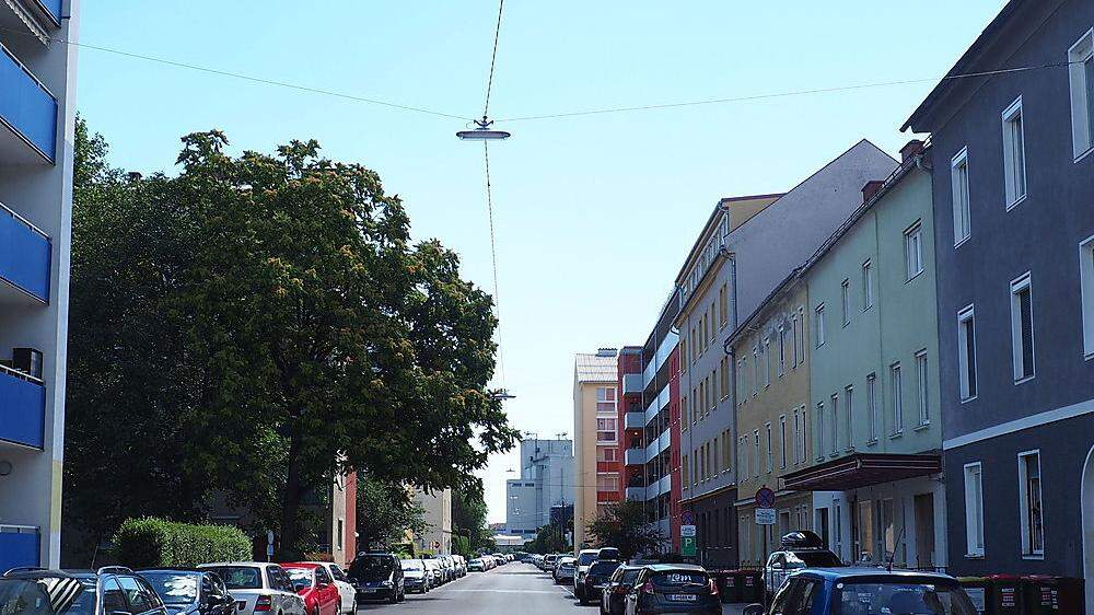 Die Hauseggerstraße in Graz war der vorletzte Tatort