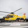 Der Verletzte wurde mit dem C11-Hubschrauber ins Klinikum Klagenfurt geflogen