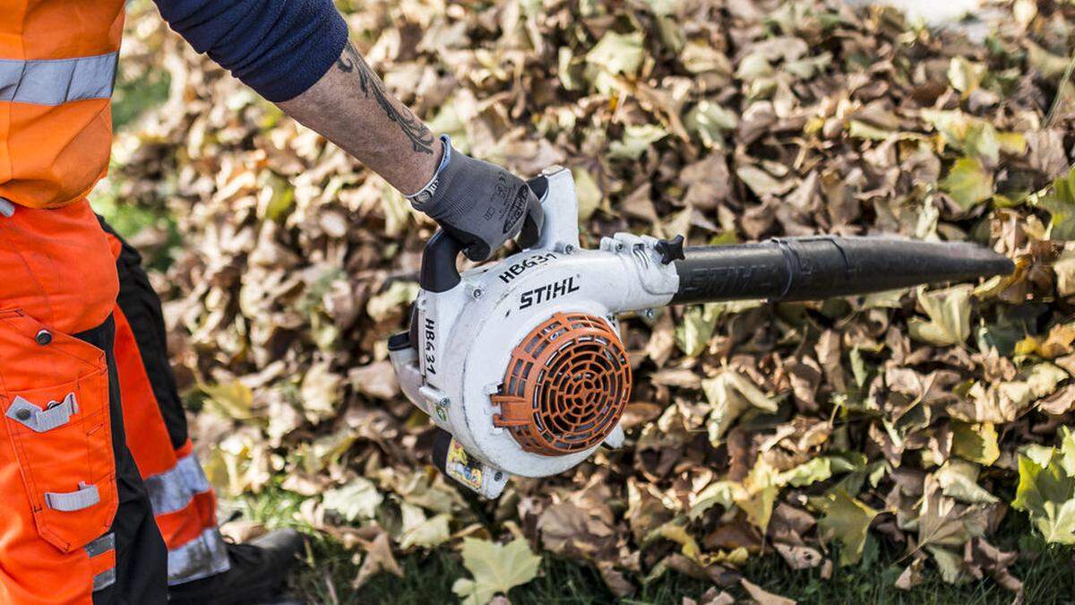 Ein Laubbläser der Marke Stihl wurde gestohlen