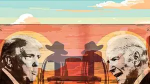 Der Herausforderer und der Präsident: Trump muss laut Experten darauf achten, bei der Debatte „präsidial“ zu wirken. Für Biden geht es darum, nicht zu alt zu erscheinen