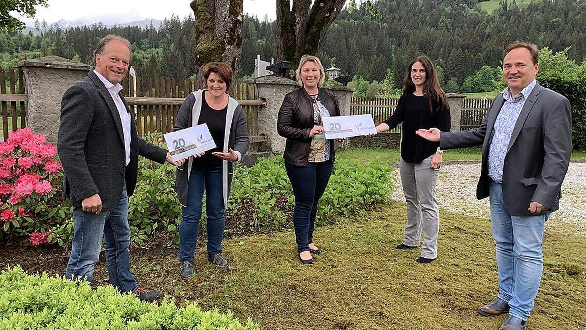 Hans Steinwender, Claudia Thurner, Christina Ball, Birgit Ortner und Siegfried Ronacher