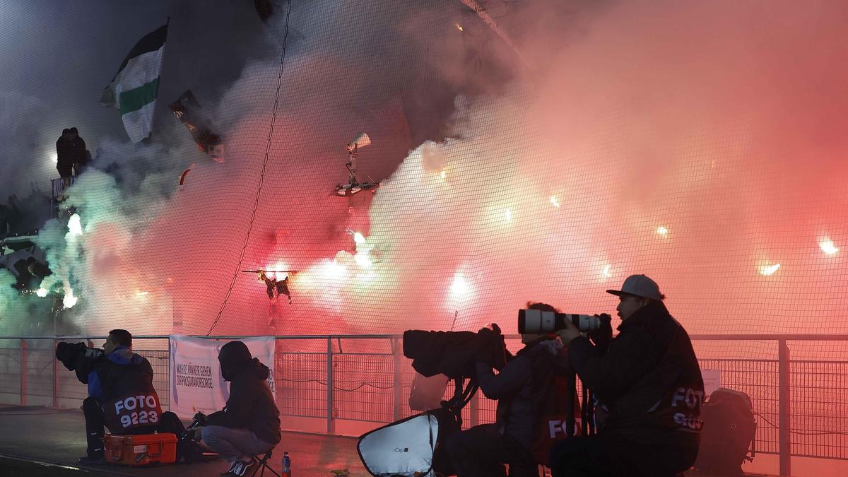 Szene aus dem Cup-Achtelfinale am 2. 11. 2023