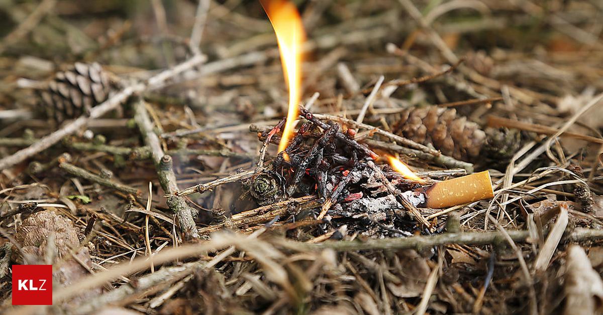 St. Veit Hohe Strafen Offenes Feuer und Rauchen im Wald verboten