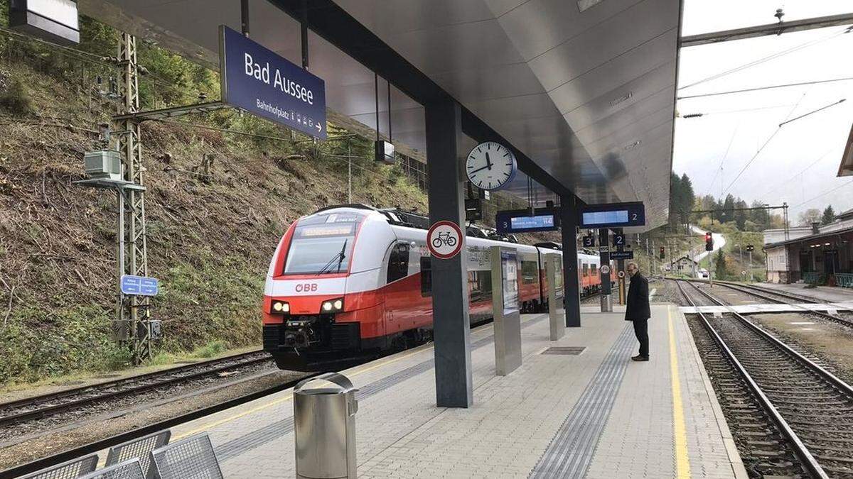 Der schreckliche Unfall hat sich am Gelände des Bahnhof Bad Aussee ereignet