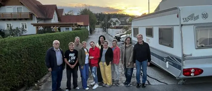 Anrainerinnen und Anrainer in der Blümelgasse in Weiz