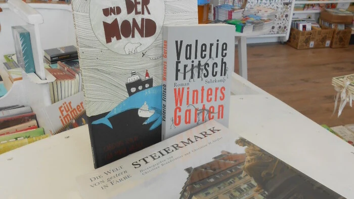 Die drei Top-Bücher beim "Büchersegler" am Mariahilferplatz sind: "Das achte Leben" von Nino Haratischwili, "Fallensteller" von Sasa Stanisic und "Unter Leuten" von Juli Zeh.