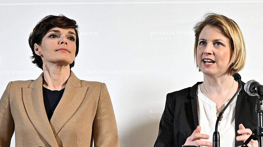 Pamela Rendi-Wagner und Beate Meinl-Reisinger: Verärgert über Vorab-Bekanntwerden der Pläne