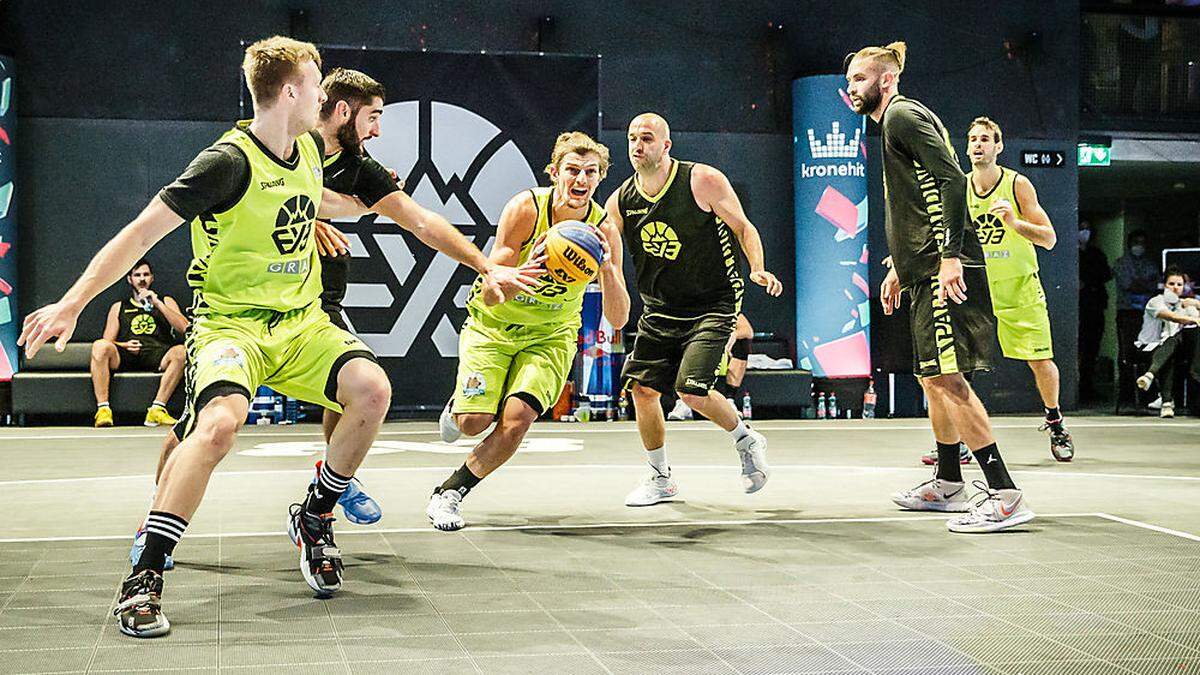 Österreichs 3x3-Team gewann alle drei Gruppenspiele