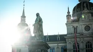 Blick auf das Grazer Rathaus