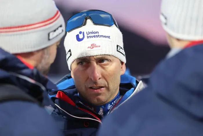 Garmisch-Partenkirchen, Deutschland 01. Januar 2025: 73.internationale Vierschanzentournee, Skispringen, Herren, Weltcup, Garmisch-Partenkirchen, Olympia Skistadion, 4hills, Olympiaschanze, Neujahrsskispringen Mario Stecher AUT, Sportdirektor Nordisch, Österreich, Kopf, Portrait *** Garmisch Partenkirchen, Germany 01 January 2025 73 International Four Hills Tournament, Ski Jumping, Men, World Cup, Garmisch Partenkirchen, Olympic Ski Stadium, 4hills, Olympic Hill, New Years Ski Jumping Mario Stecher AUT , Sports Director Nordic, Austria, Head, Portrait