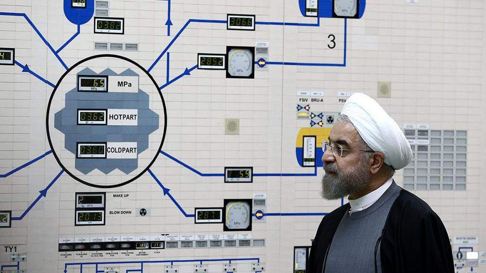 Irans Präsident Hassan Rohani (Archivbild, 2015) 
