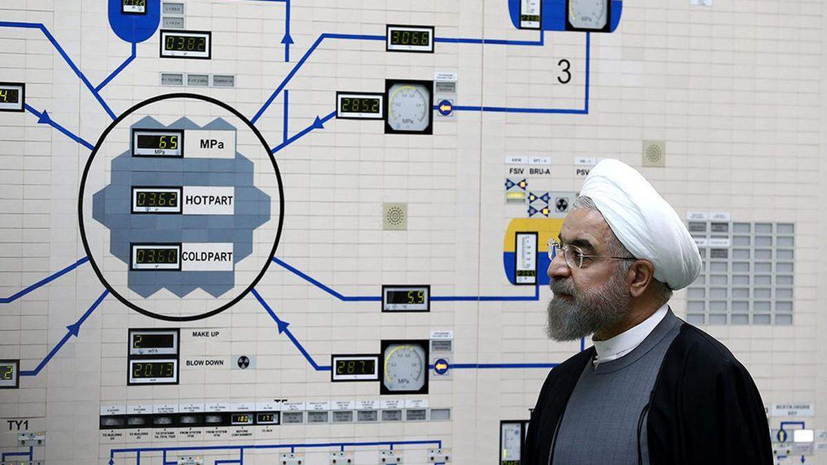 Irans Präsident Hassan Rohani (Archivbild, 2015) 