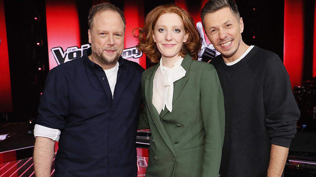 Voice of Germany: Anna Heimrath mit ihren Coaches SMUDO und Michi Beck