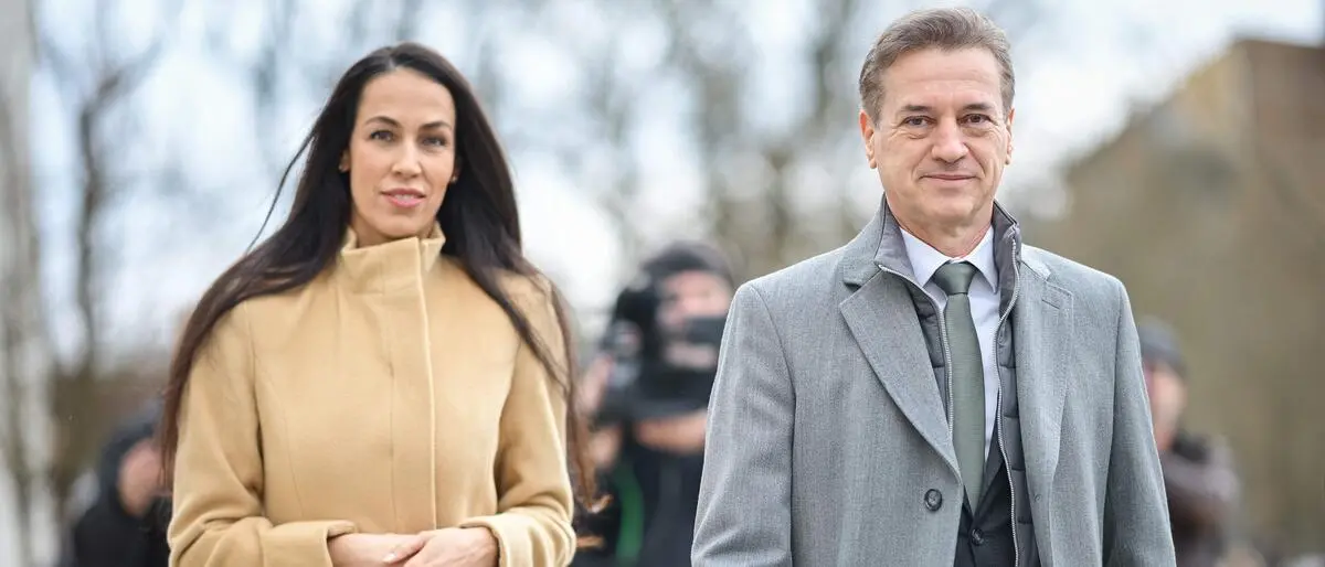 Sloweniens linksliberaler Premier Robert Golob und seine Frau Tina